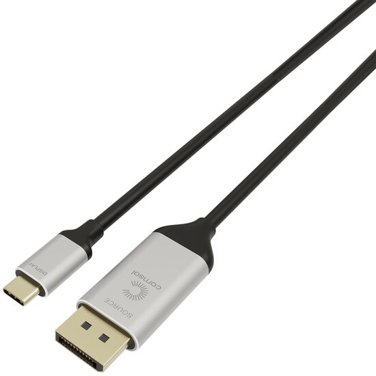 COMSOL 2M DISPLAYPORT MALE TO USB-C MALE CABLE LWT
