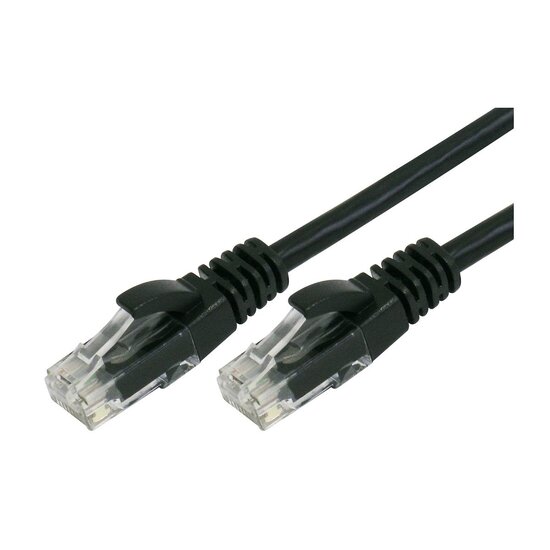COMSOL - 1mtr RJ45 CAT6 Patch Cable - Black | LWT