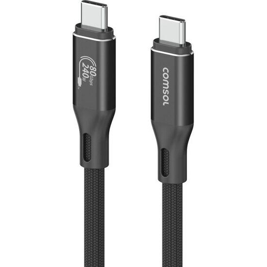 Comsol 1m USB4 Gen4 Cable 80Gbps | LWT