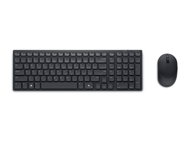 Dell Pro Compact Silent KM555 - Keyboard and mouse set - wireless - 2.4 ...