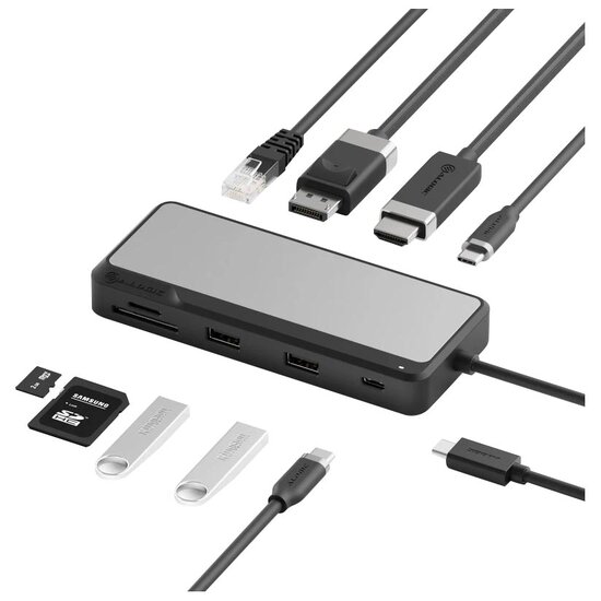 ALOGIC - Fusion Pro AXIS USB-C8-in-1 Dual Display Dock | LWT