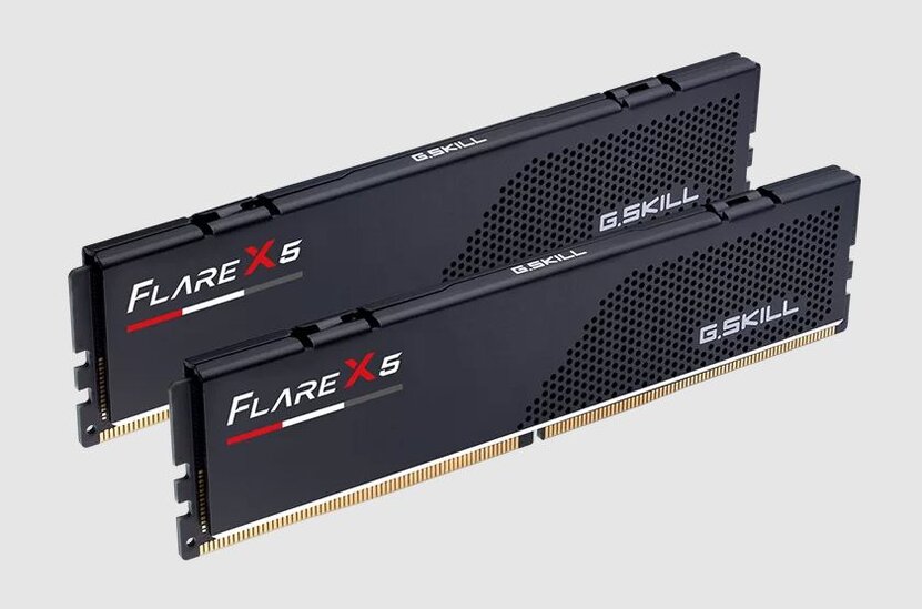 G.SKILL F5 6000J3648D16GX2 FX5 32GB 2 x 16GB DDR5 6000 MT s Timings 36 48 48 96 Voltage 1.25V Flare X5