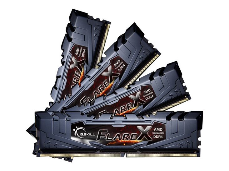 G.SKILL FLAREX 32G KIT 4X 8G DDR4 2400MHZ DIMM LWT