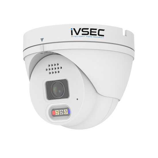 IVSEC TURRET IP CAMERA 12MP 3.6MM FIXED LENS 15FPS POE IP66 30M IR ADV ...