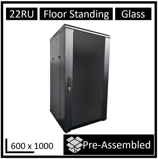 LDR-Assembled-22U-Server-Rack-Cabinet-600mm-x-1000-preview