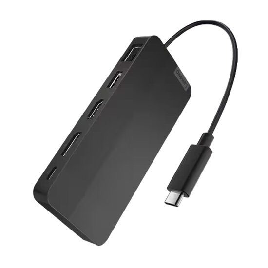 LENOVO USB-C DUAL DISPLAY TRAVEL DOCK 7-IN-1HUB | LWT
