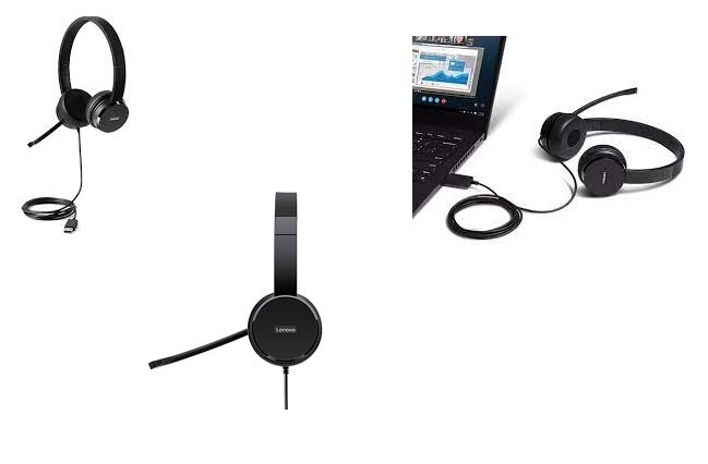 Lenovo 100 Stereo USB Headset LWT