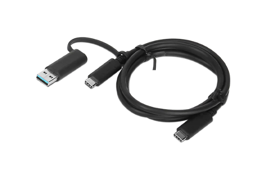 Lenovo-Hybrid-USB-C-Cable-with-USB-A-Adapter-2m-preview