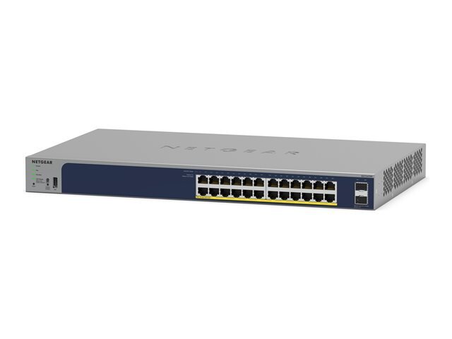 NETGEAR 24-Port Gigabit PoE+ Ethernet Smart Switch with 4 SFP Ports ...