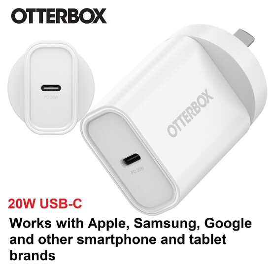 OTTERBOX Type I Wall Charger 20W 1X USB-C 20W U LWT