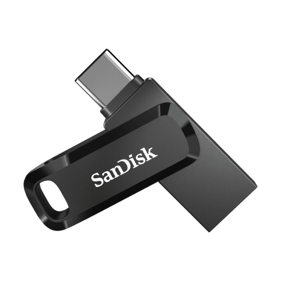 SanDisk 32GB Ultra Drive Go 2-in-1 USB-C & Flash Drive Memory Stick / s USB3.1 Type-C Swivel for Android Smartphones Tablets Macs PCs | LWT