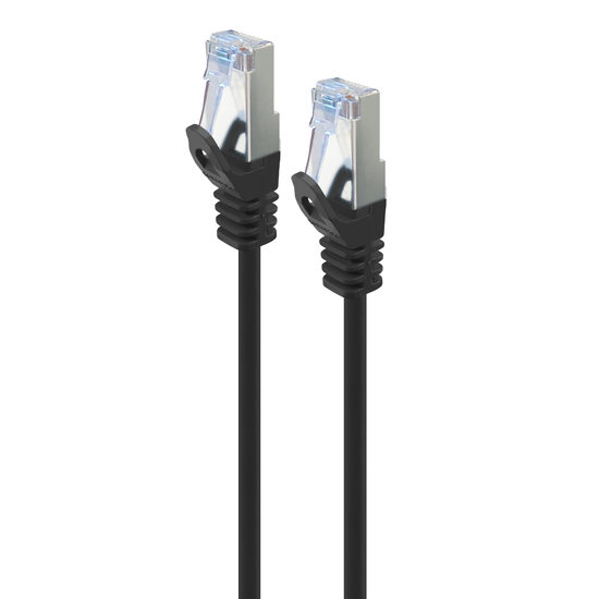 Serveredge 01m Black CAT6A Slim S / FTP network Cable | LWT