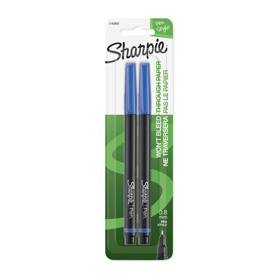 Sharpie-Pen-Fine-Blu-Pk2-Bx6-preview