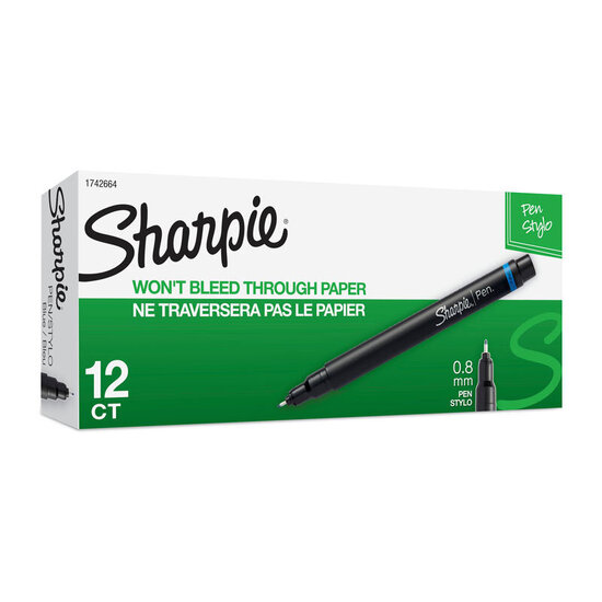 Sharpie-Pen-Fineliner-Blu-Bx12-preview