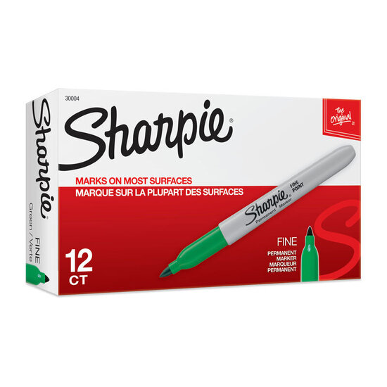 Sharpie-Perm-Markr-FP-Grn-Bx12-preview