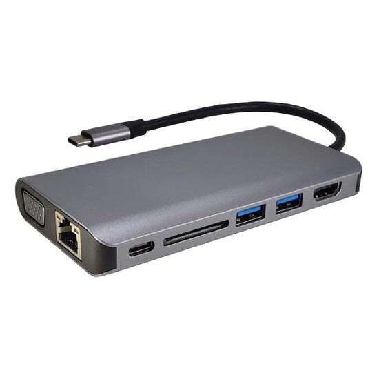 Shintaro 8-Port USB-C Travel Dock | LWT