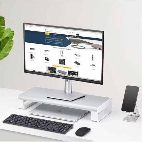 StarTech.com ERGONOMIC MONITOR RISER STAND 15KG MAX | LWT
