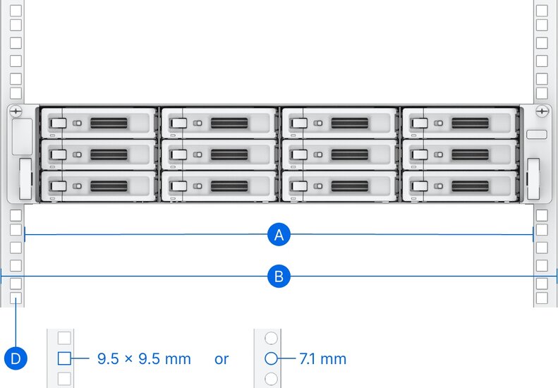 Synology Rail Kit RKS-02 (Sliding) for 1U, 2U and 3U NAS Systems ...