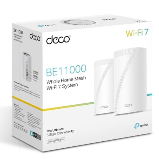 TP-Link Deco BE65 Pro(2-pack) BE11000 Whole Home Mesh WiFi 7 