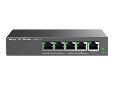 GRANDSTREAM - UNMANAGED NETWORK SWITCH 5 X GIGE 4 X POE | LWT
