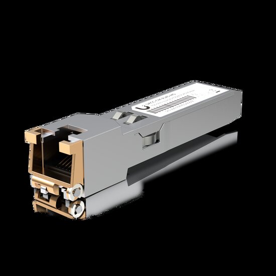 Ubiquiti UniFi Single-Pack, 10G SFP+to RJ45 Adapter, 1 / 2.5 / 5 / 10 ...