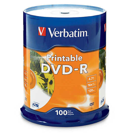 VERBATIM-DVD-R-4-7GB-WHITE-INKJET-printable-Spindl.1-preview