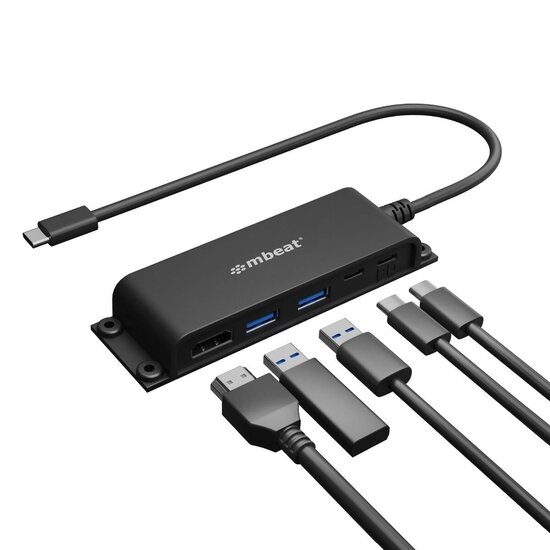 mbeatÂ-Mountable-5-Port-USB-C-Hub-Supports-4K-HDMI-preview